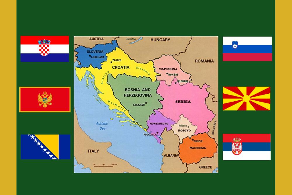 Southeastern Europe, flags