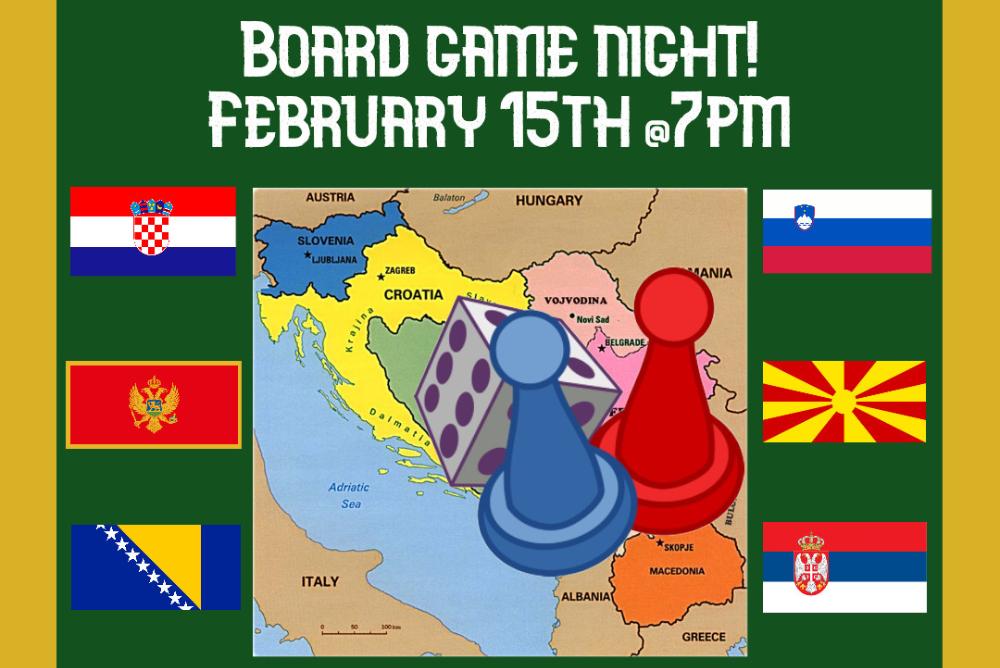 Board games and Balkan flags