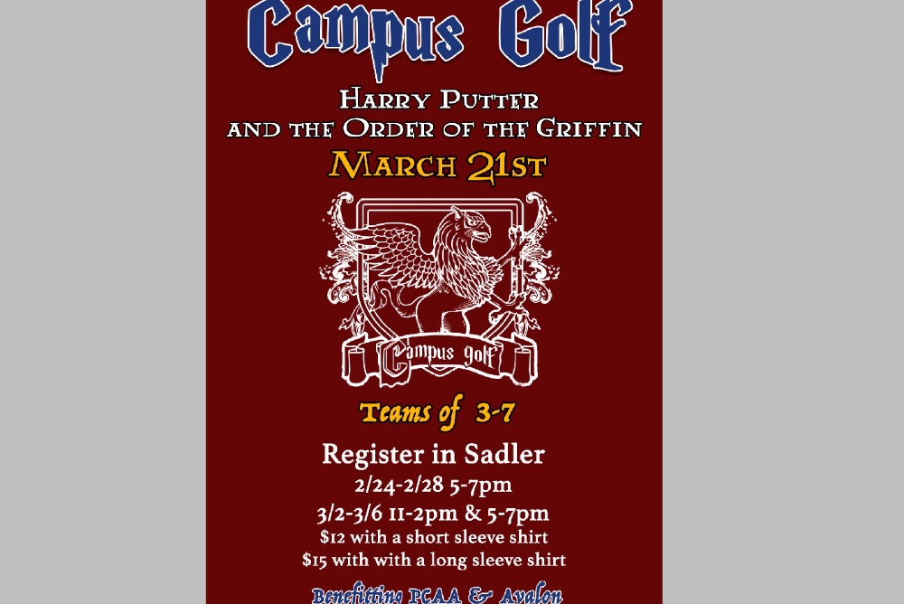 Campus Golf Registration Flyer