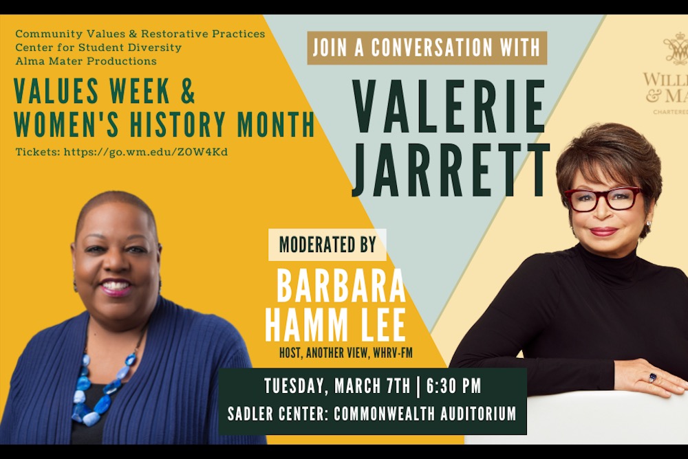 Values Week & Women's History Month with Valerie Jarrett