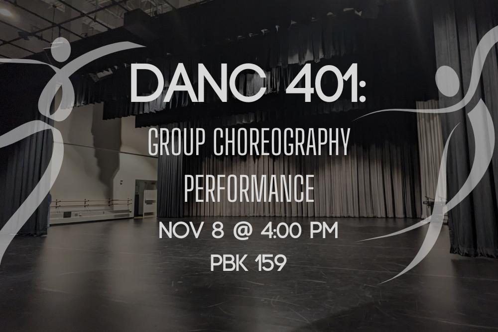 DANC 401 poster