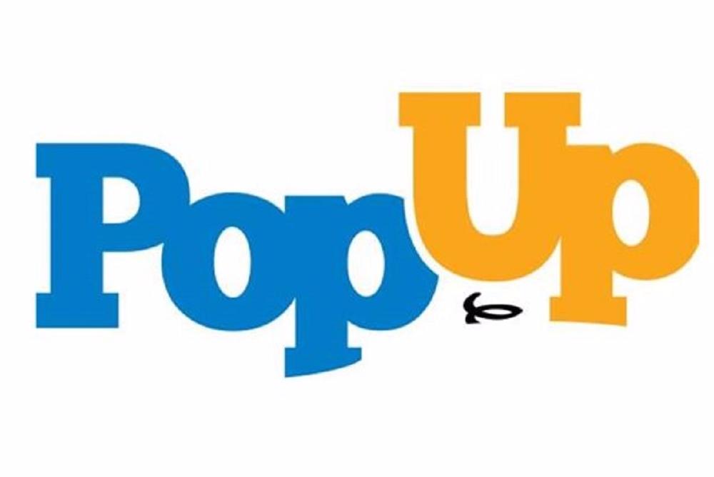 Pop-up social logo